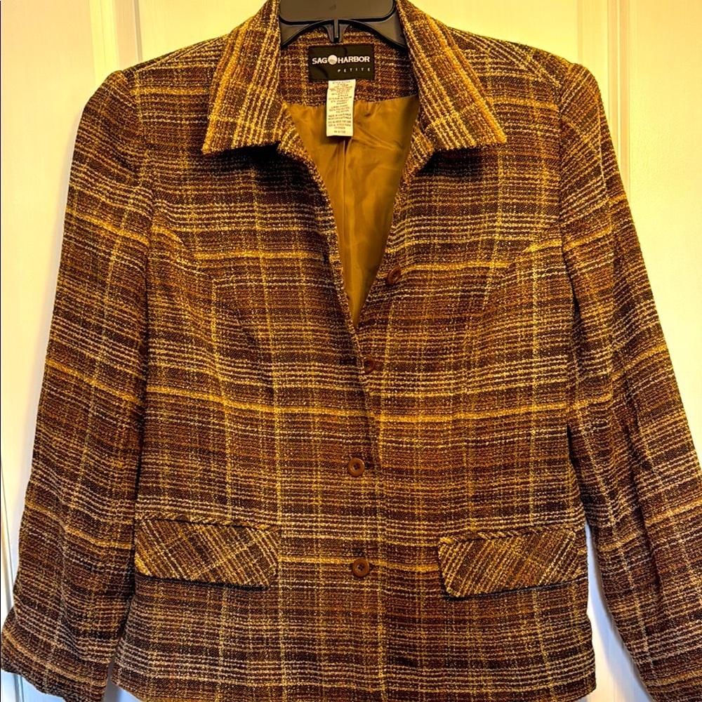 Sag Harbor Plaid Jacket